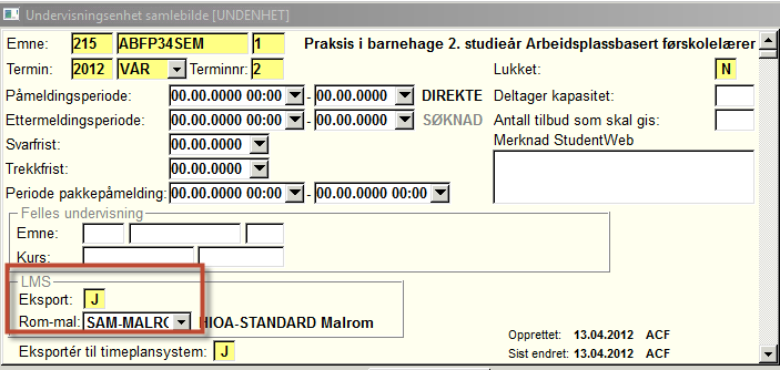 5. Undervisningsmodulen og andre systemer Fronter HIOA sin nye Fronterinstallasjon henter mer informasjon fra FS enn de to tidligere installasjonene.