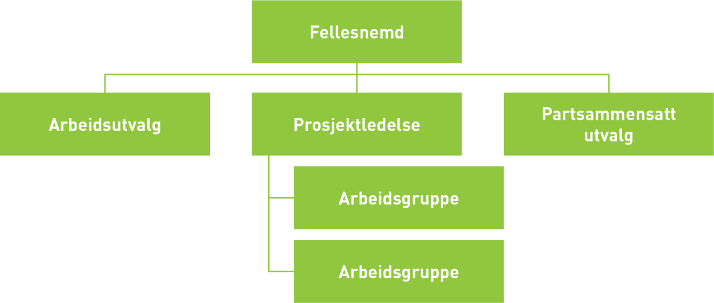 Side 2/5 Andre arbeidsoppgåver og fullmakter for nemnda blir fastsette i reglement som må vedtakast i alle kommunestyra eller fylkestinga.