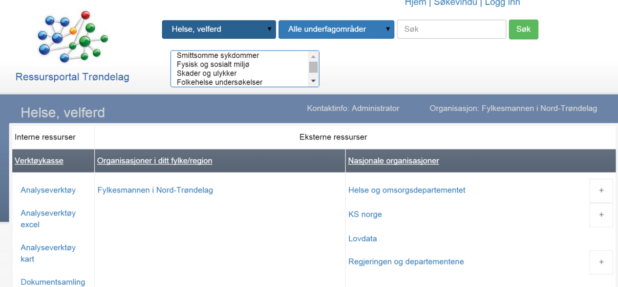 GAMMEL N APO-portalen: Ressursportal.