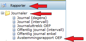 1. Brukerveiledning OEP Offentlig elektronisk postjournal skal publiseres på OEP 6 dager etter journaldato.