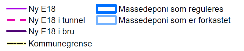 eventuelt andre anlegg som trenger steinmasse. De massene som ikke blir levert på denne måten, må kjøres til deponi.