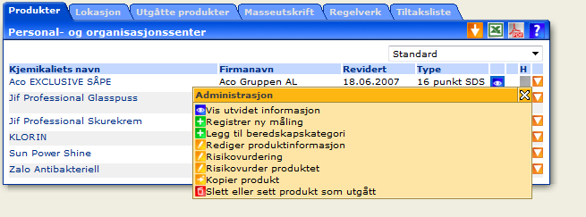 6. Rutiner for kontroll at det er siste SDB som er lastet inn SKA må ha rutiner for å sjekke at det er siste versjon av SDB som er lastet inn.