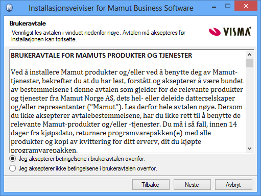 Under installasjon Slik installerer du: Klient/Arbeidsstasjon Før du installerer Før du installerer programmet på klientmaskinen/arbeidsstasjonen: Gjennomfør førstegangs oppstart på serveren.