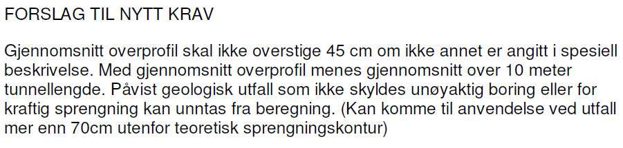 Skyldes overmassene/ujevnt profil geologiske forhold, eller får geologien bare skylden? Og hva med tvilstilfellene? Mye kan gjøres ved å tilpasse sprengningsteknikken.