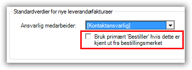 Leverandørfaktura fra grossist Nyheter i JOBOFFICE versjon 16.0 Man kan endre medarbeider, enten som vist overfor i fakturabildet, eller fra høyre meny i fakturalisten.