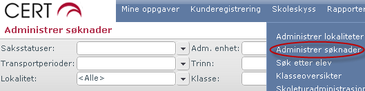 Ved behov for endringer/redigeringer ETTER innsendt søknad, må dere ta kontakt med AtB/STFK for å få åpnet søknaden.