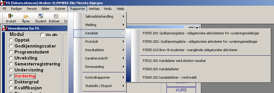 Godkjenningslister Prosessen starter gjerne med at faglærer/øvingskoordinator vil ha en øvingsliste som skal fylles ut og leveres tilbake til instituttet for registrering.