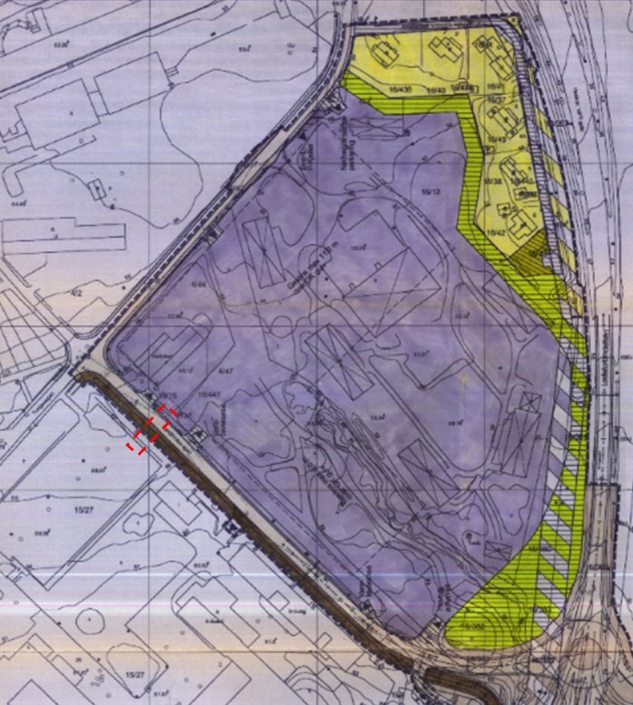 Side 2 Planstatus Området er avsatt til næring i kommuneplanens arealdel 2012-2024. Vedlagt er utdrag fra KPA, hvor plassering av lagerbru er vist.