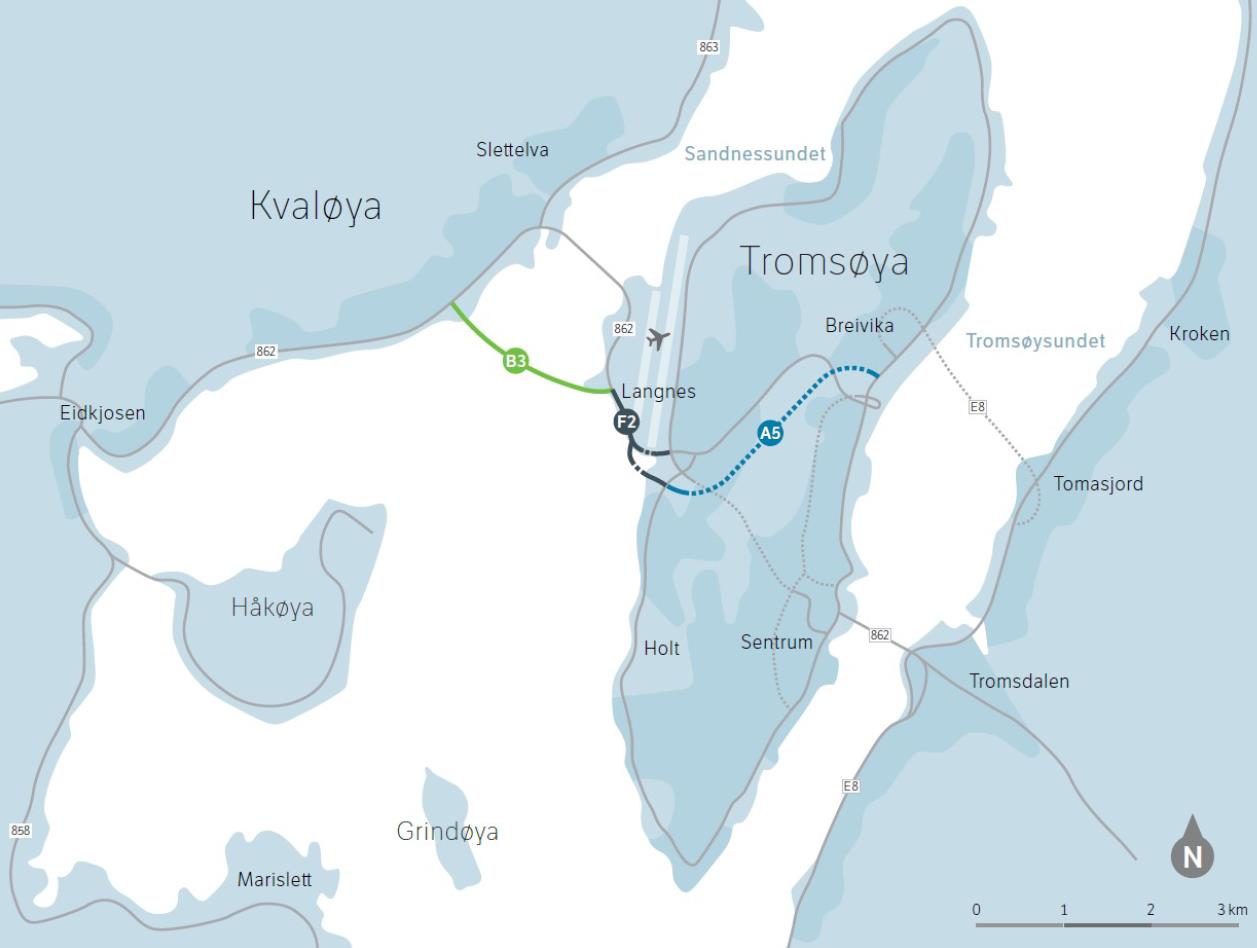 KDP for ny Kvaløyforbindelse