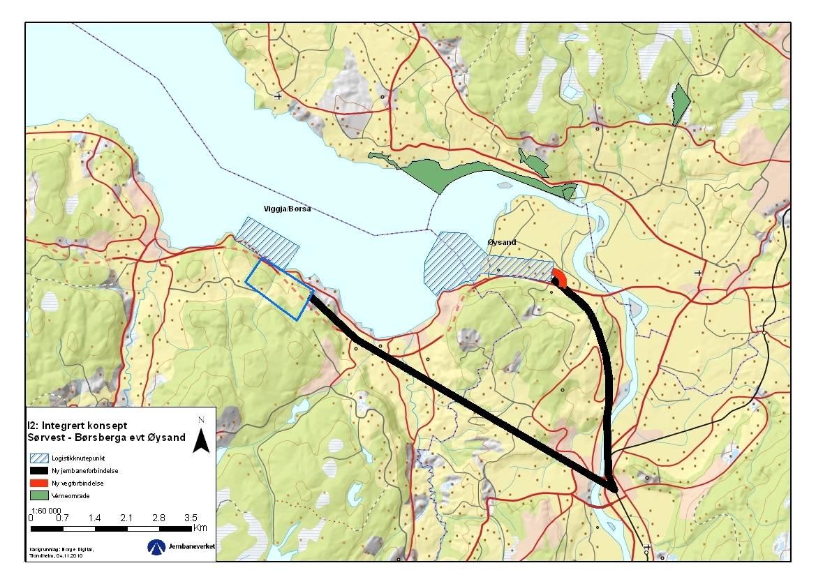 ) Tilgang til areal (underbygning, grunnerverv, utsprengning)