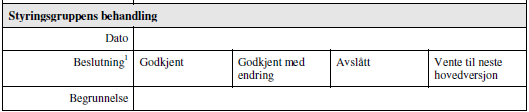 3.1 Sekretariatets behandling Sekretariatet mottar, arkiverer og sørger for at alle endringsmeldinger blir behandlet.