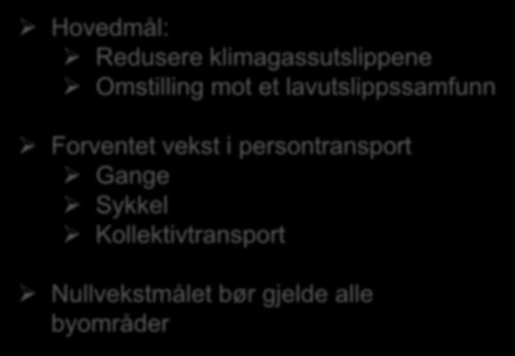 lavutslippssamfunn Forventet vekst i