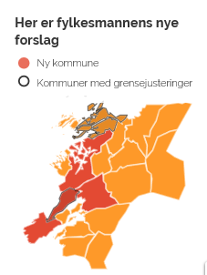 6 kommuner i Nord-Trøndelag? Med utgangspunkt i målene for reformen vil Fylkesmannen peke på en fremtidig kommunestruktur rundt de etablerte samarbeidsløsningene og regionsentra som er i fylket.