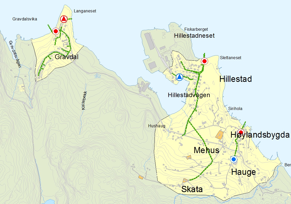 8.2.18 Reinsedistrikt 18 Høylandsbygd Høylandsbygd reinsedistrikt er eit samlenamn på dei to åtskilde områda Høylandsbygd og Langanes, med to kommunale utslepp i kvart område.