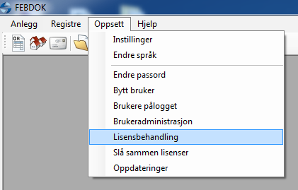 Figur 3 Trykk «Lagre» når du er ferdig. Når du gjør en endring, send denne endringen inn til febdok@nelfo.no så vi får det riktig hos oss også.