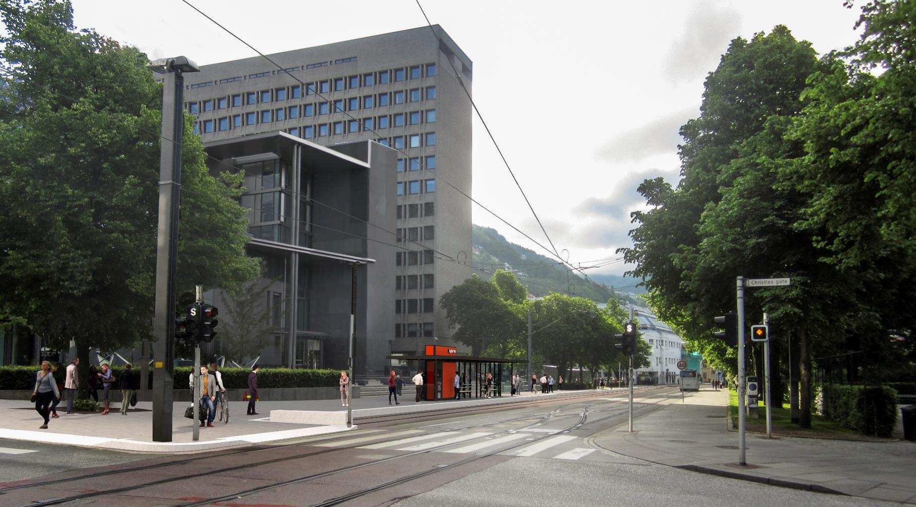 BERGEN KOMMUNE BYBANEN FRA SENTRUM TIL FYLLINGSDALEN MIDLERTIDIG