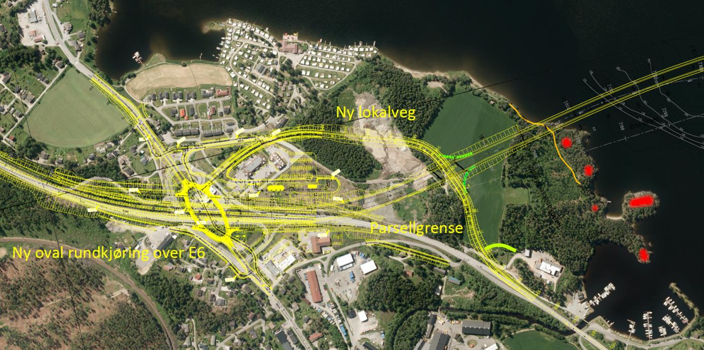 9 E6 moelv-biri Konsekvenser for justert trasealternativ i Ringsaker, delutredning for naturmiljø 4.2 Søndre alternativ, justert trasé Alt.