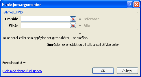 La oss se litt nærmere på første linjen. Det vi sjekker der er om nedre grense (M8) er mindre enn 100 og om øvre grense (N8) er større enn 100.