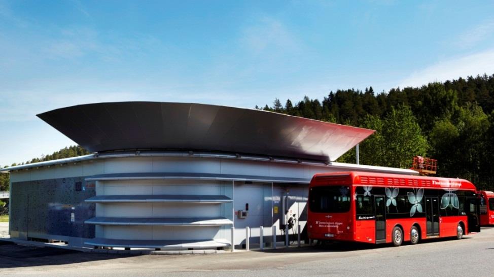 Elbuss hydrogen og brenselcelle Høyere