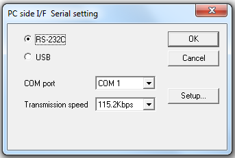 Figur 2.2.2 Serial USB Dobbeltklikk deretter på PLC module ikonet rett under Serial USB, og bruk innstillingene som vist i figur 2.2.3. Figur 2.2.3 PLC module Nå skal serieforbindelsen mellom PC og Q-PLS være oppkoblet.