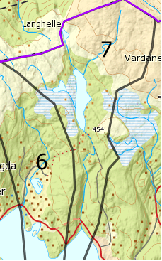 Side 66 av 136 Delområde 7 Aldalen ligg inst i Samnangerfjorden, ca. 3 km frå tettstaden Tysse.
