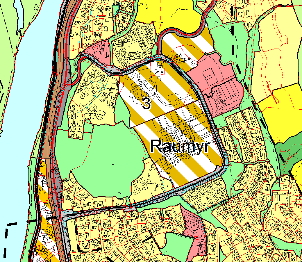 Områderegulering 461R Edvardsløkka, Raumyr - Planprogram 2.3 Alternativer I mulighetsstudien vil det bli utredet ulike alternativer til utvikling av Edvardsløkka.