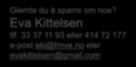 Eva Kittelsen tlf.