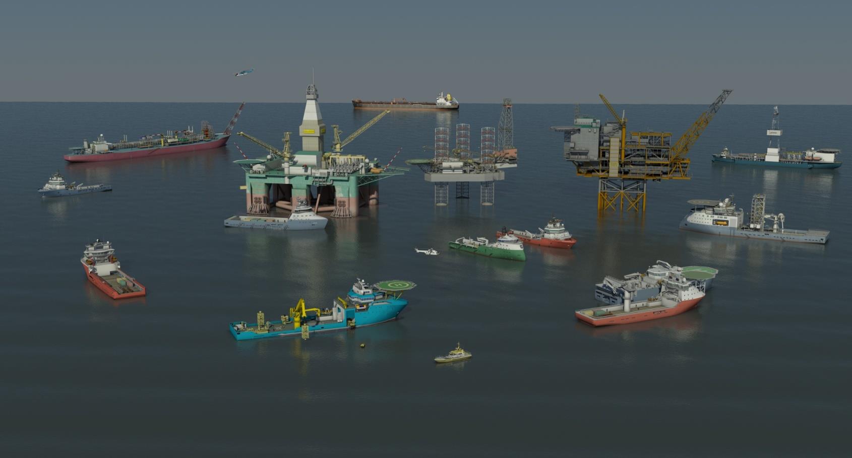 AMO labs & ongoing projects Simulation Training Lab (Norvald) FPSO Decks, FPSO