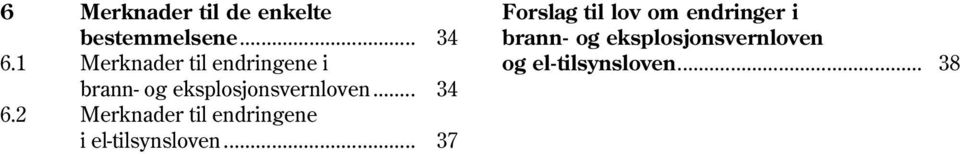 1 Merknader til endringene i og el-tilsynsloven.