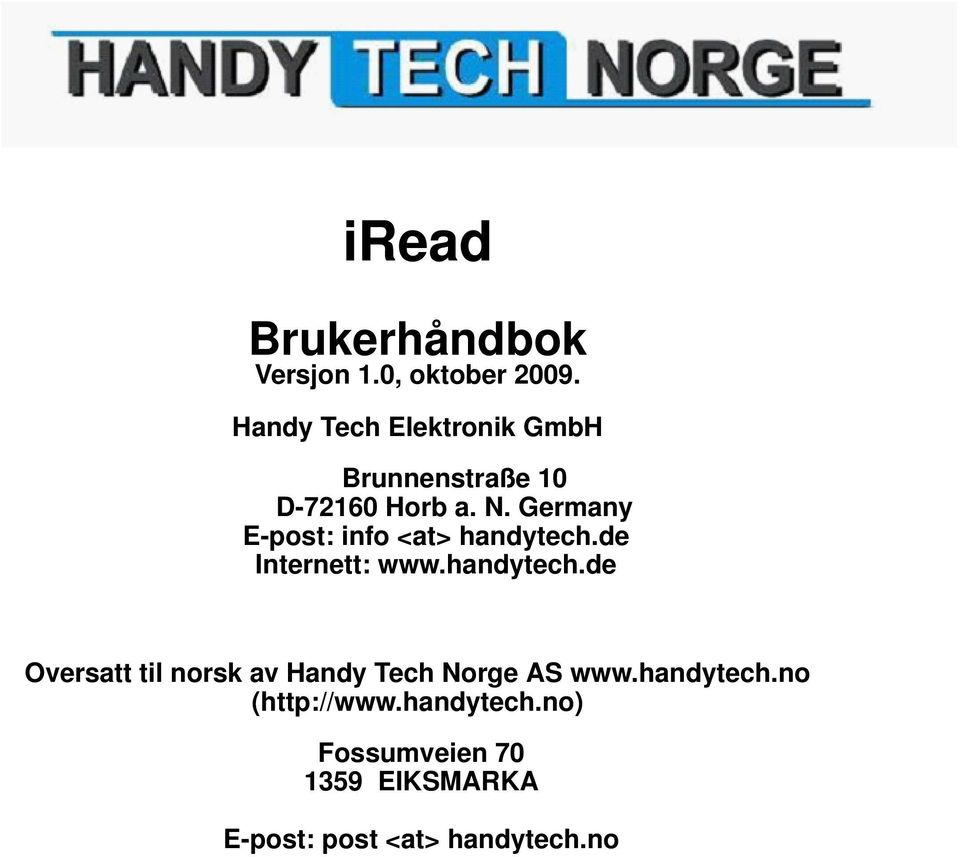 Germany E-post: info <at> handytech.