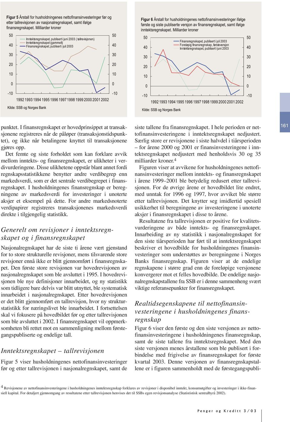 Disse ulikhetene oppstår blant annet fordi regnskapsstatistikkene benytter andre verdibegrep enn markedsverdi, som er det sentrale verdibegrepet i finansregnskapet.