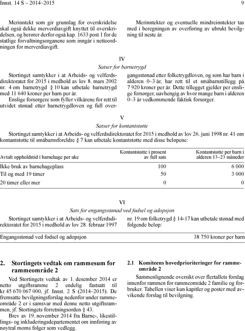 Merinntekter og eventuelle mindreinntekter tas med i beregningen av overføring av ubrukt bevilgning til neste år.