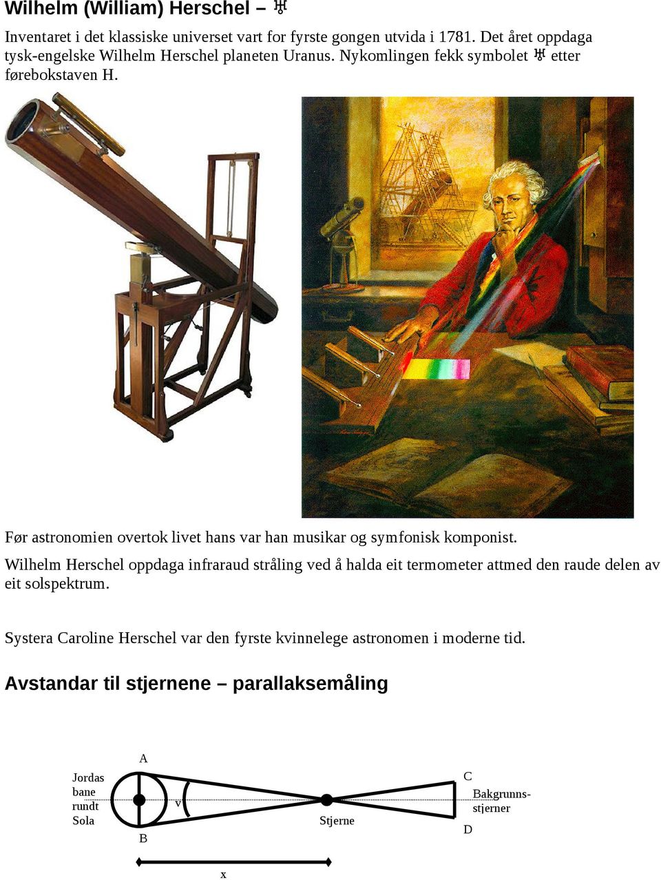 Før astronomien overtok livet hans var han musikar og symfonisk komponist.