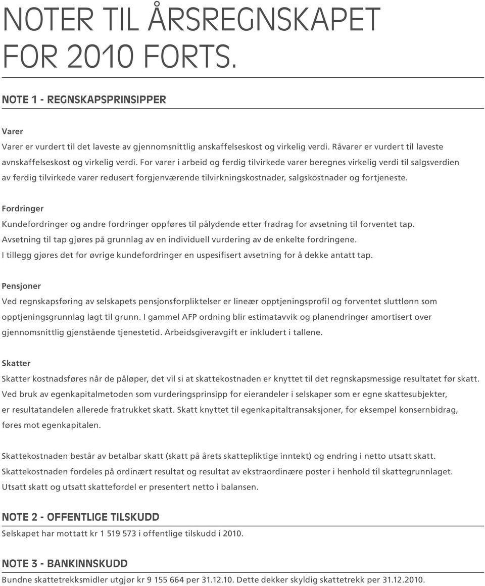 For varer i arbeid og ferdig tilvirkede varer beregnes virkelig verdi til salgsverdien av ferdig tilvirkede varer redusert forgjenværende tilvirkningskostnader, salgskostnader og fortjeneste.