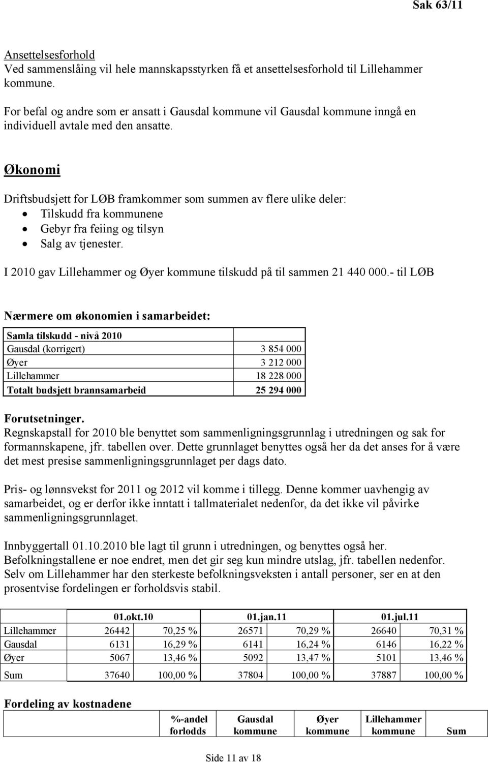 Økonomi Driftsbudsjett for LØB framkommer som summen av flere ulike deler: Tilskudd fra kommunene Gebyr fra feiing og tilsyn Salg av tjenester.