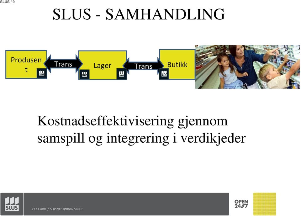 Butikk Kostnadseffektivisering