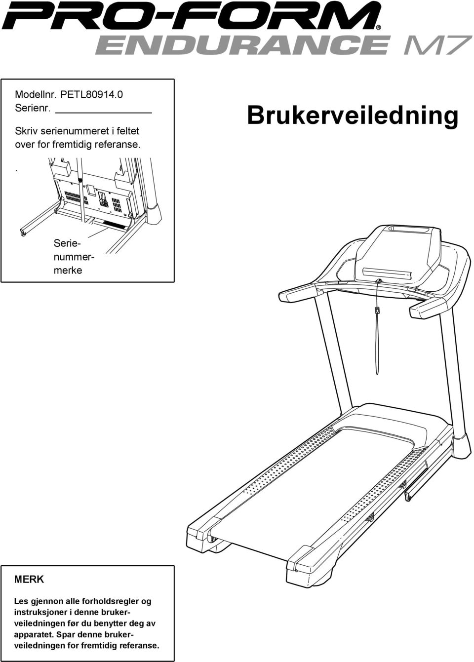 Brukerveiledning.