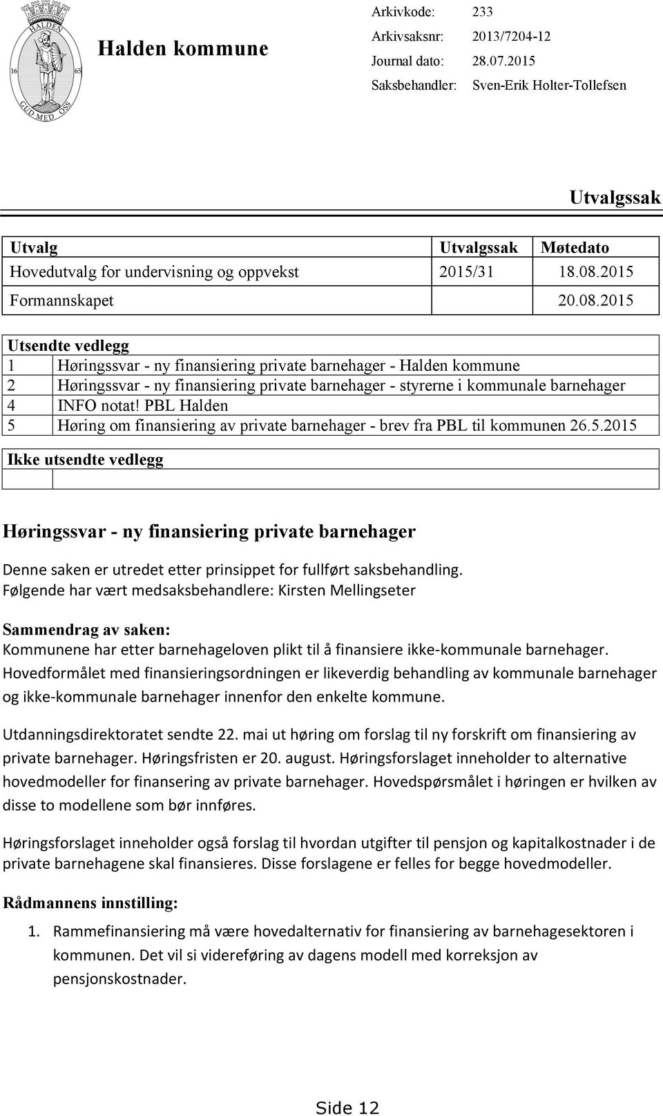 2015 Formannskapet 20.08.