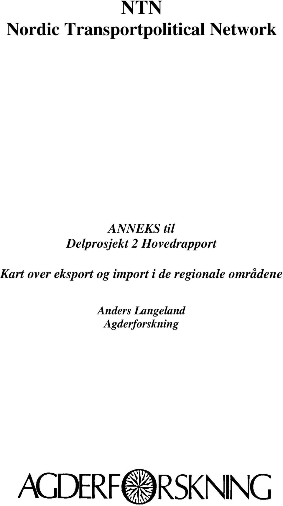 Kart over eksport og import i de