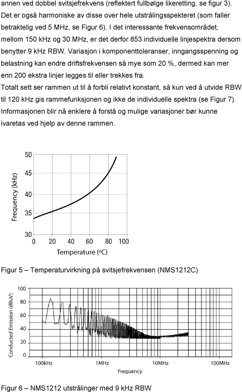 Variasjon i komponenttoleranser, inngangsspenning og belastning kan endre driftsfrekvensen så mye som 20 %, dermed kan mer enn 200 ekstra linjer legges til eller trekkes fra.