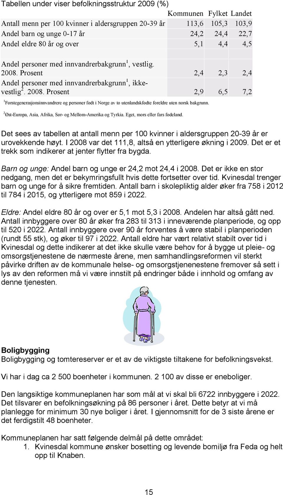 Prosent 2,4 2,3 2,4 Andel personer med innvandrerbakgrunn 1, ikkevestlig. 2008.