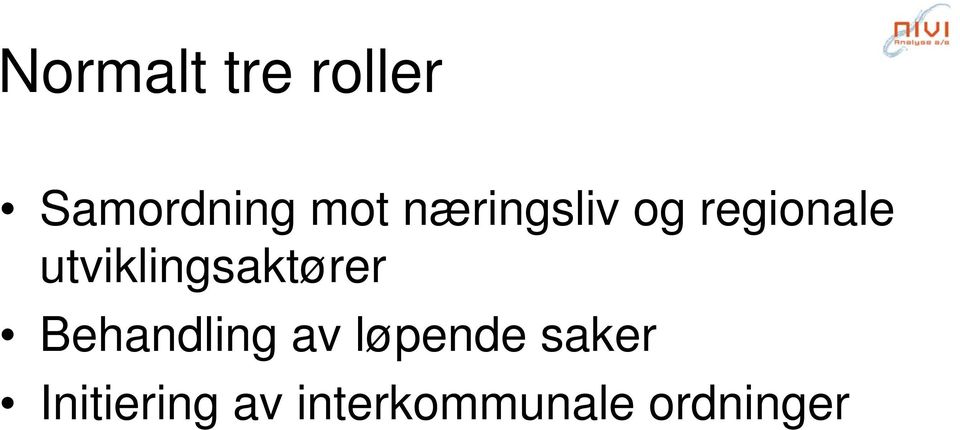 utviklingsaktører Behandling av