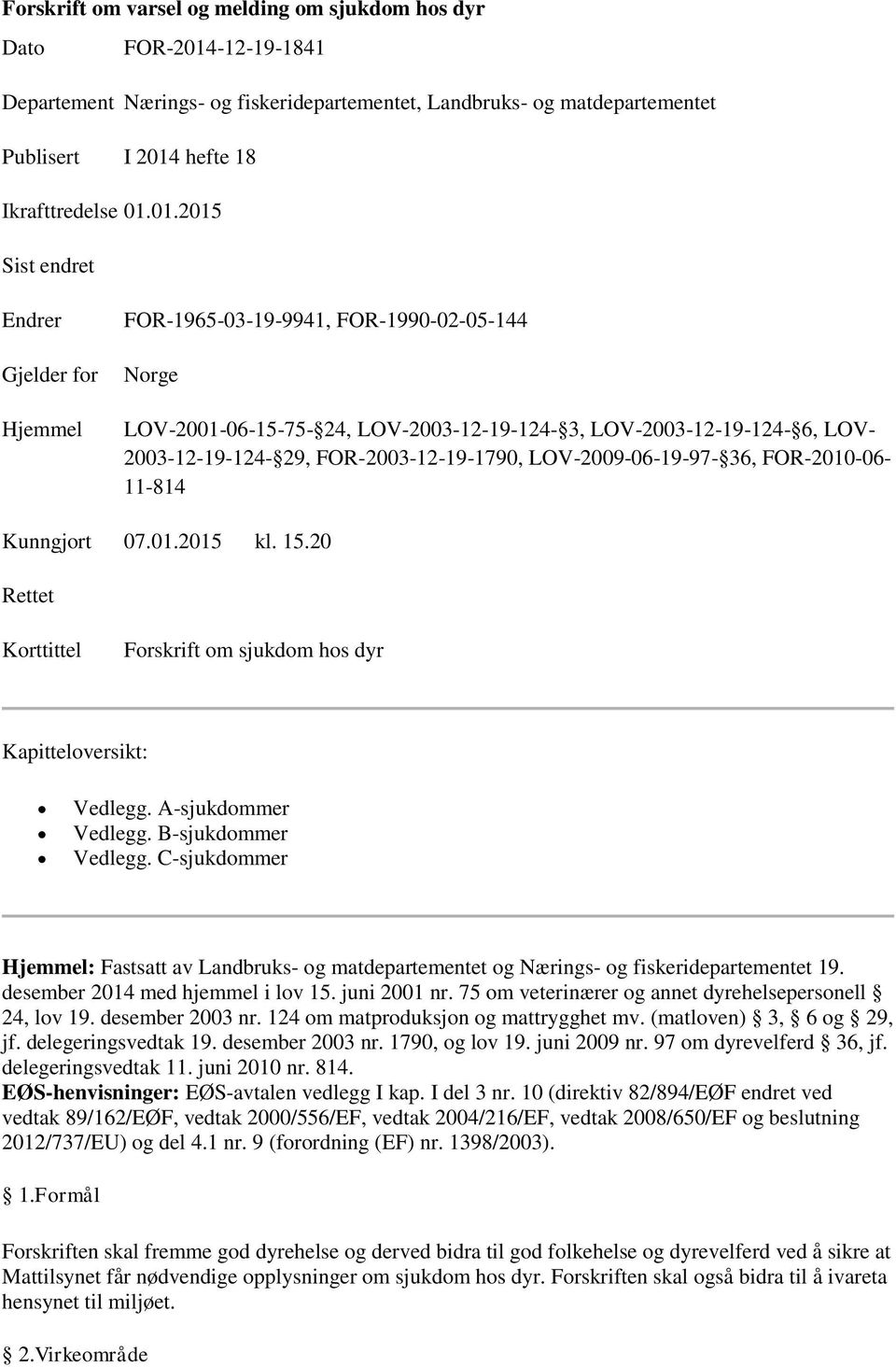 hefte 18 Ikrafttredelse 01.