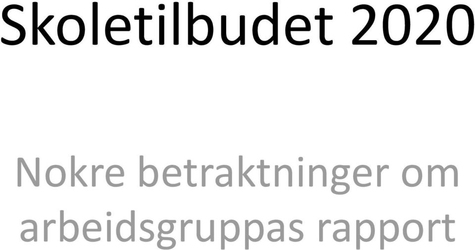 betraktninger