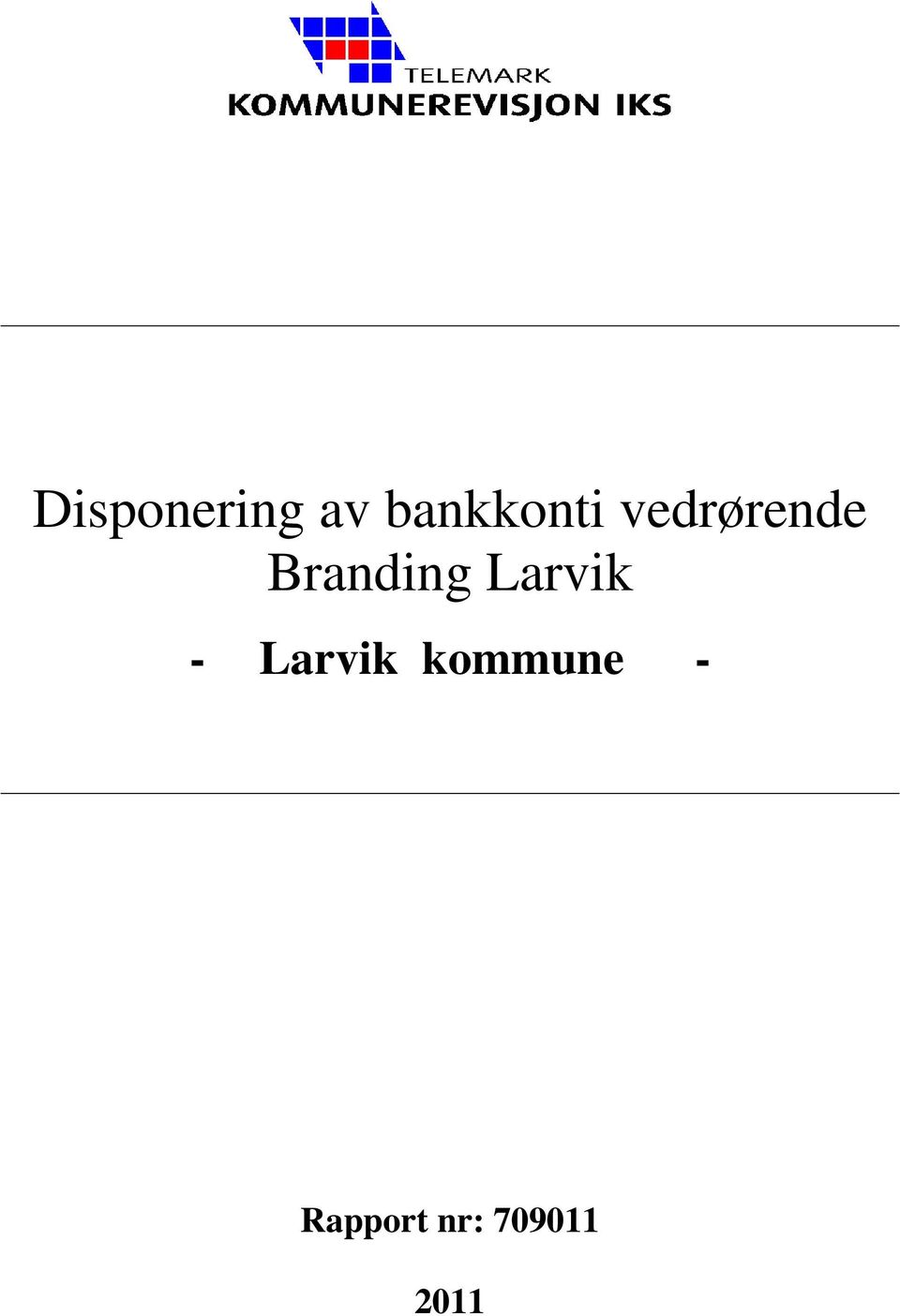 Branding Larvik -