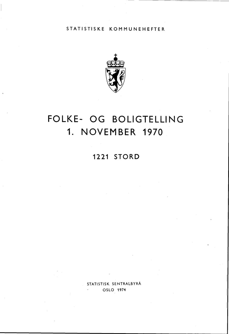 NOVEMBER 970 STORD