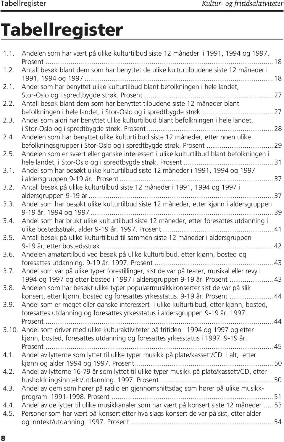 Prosent... 27 2.2. Antall besøk blant dem som har benyttet tilbudene siste 12 måneder blant befolkningen i hele landet, i Stor-Oslo og i spredtbygde strøk... 27 2.3.