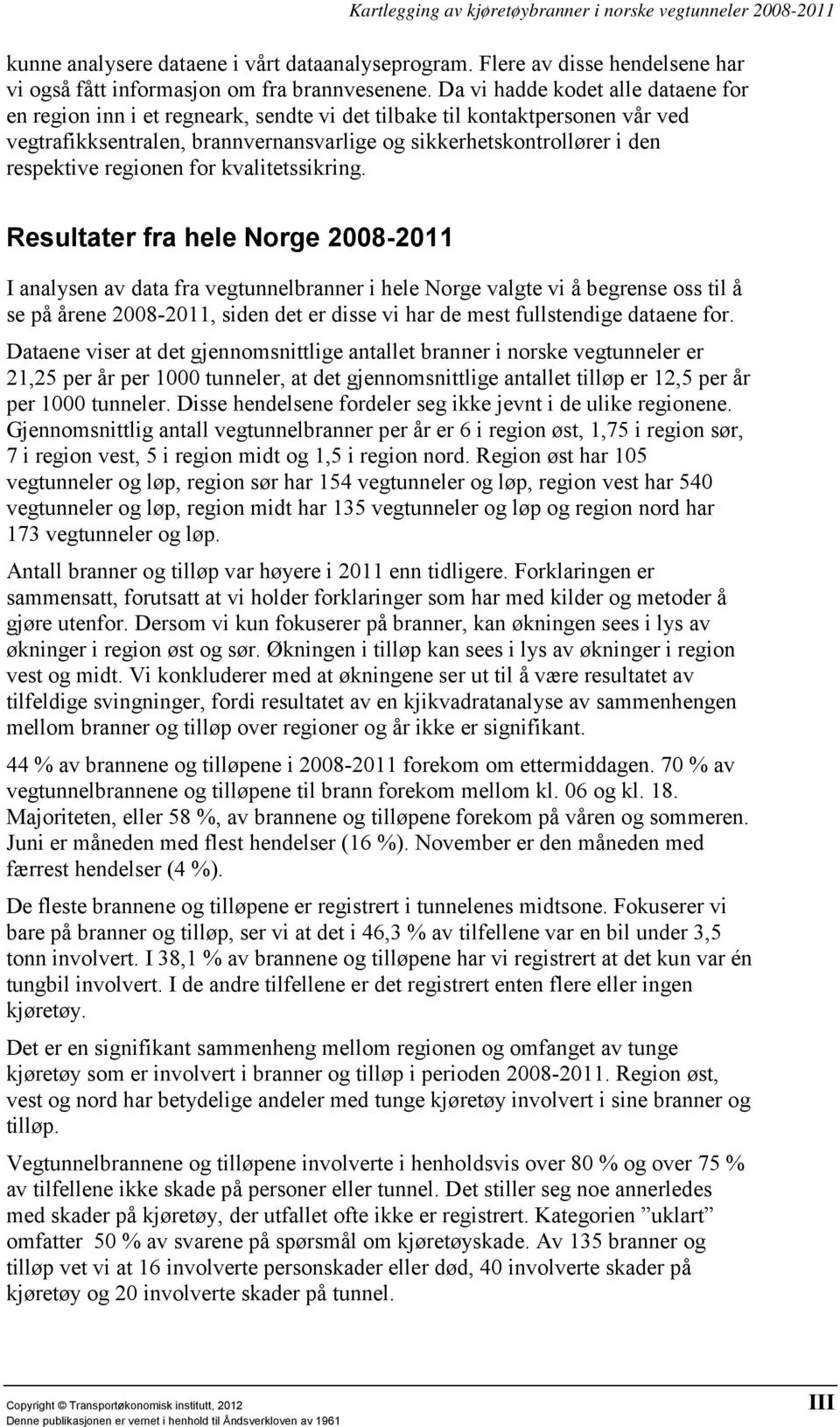 regionen for kvalitetssikring.