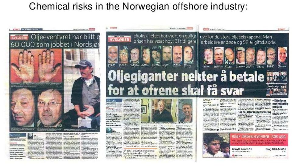 on Statfjord A Health effects from mercury among dental assistants? ÅTTE SYKE: Dagbladet.