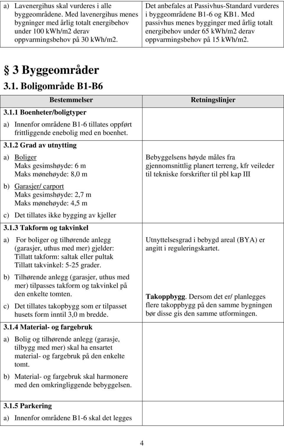 3 Byggeområder 3.1.